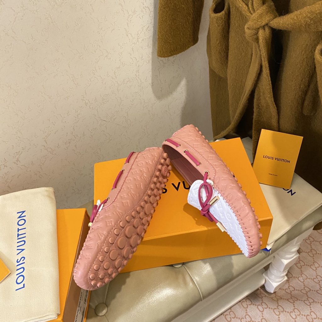 Louis Vuitton Gloria Flat Loafer Pink For Women