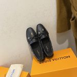 Louis Vuitton Gloria Flat Loafer Black For Women