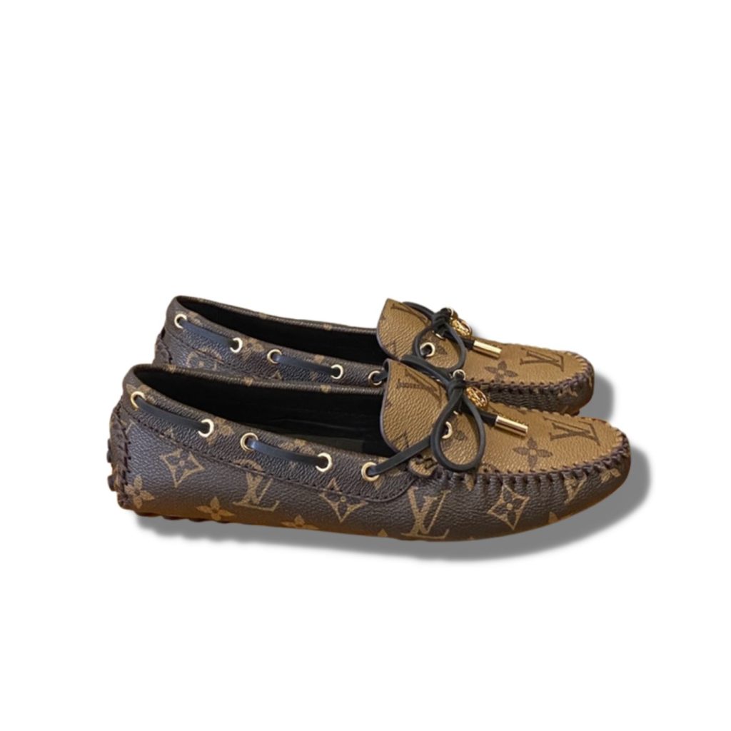 Louis Vuitton Gloria Flat Loafer Brown For Women