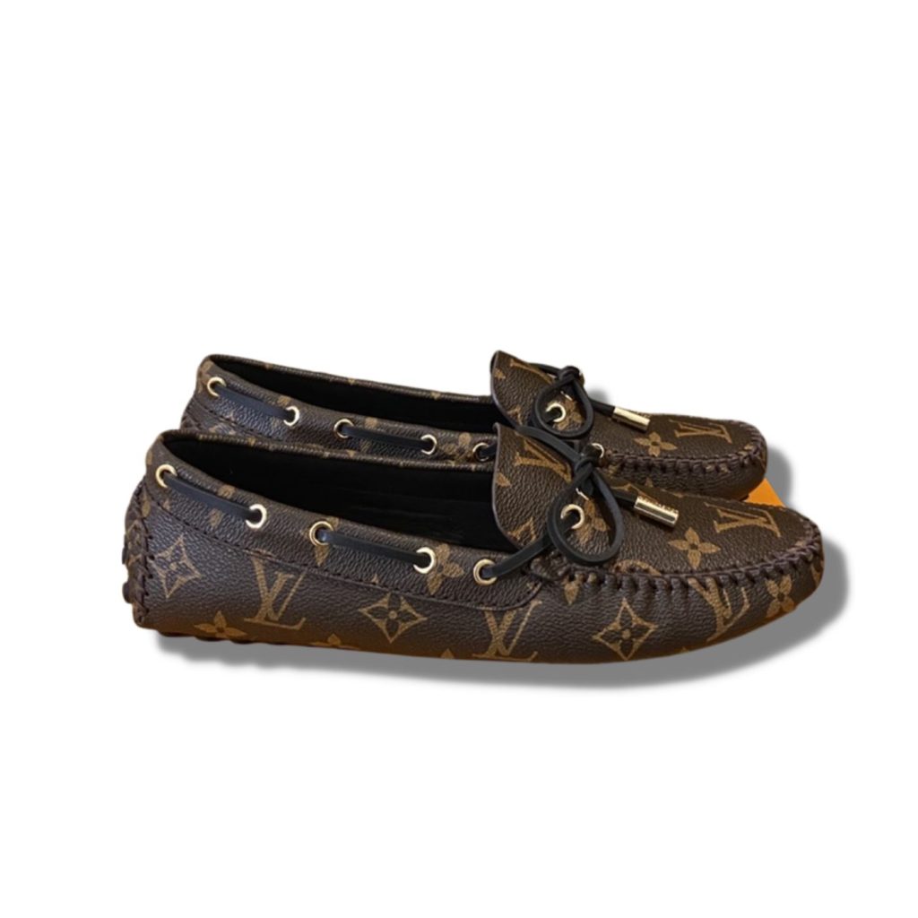 Louis Vuitton Gloria Flat Loafer Brown For Women 1A3QO6