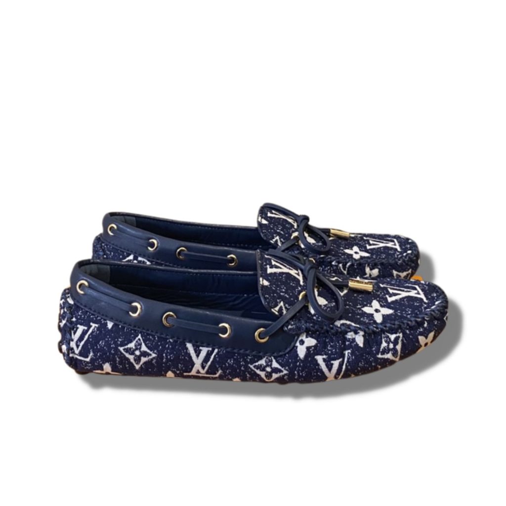 Louis Vuitton Gloria Flat Loafer Blue For Women