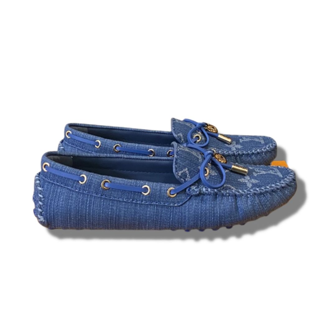 Louis Vuitton Gloria Flat Loafer Blue For Women