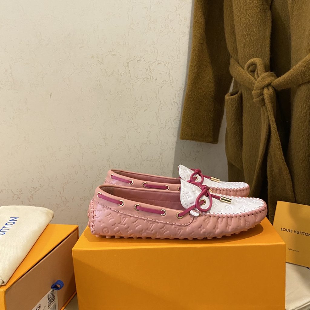 Louis Vuitton Gloria Flat Loafer Pink For Women