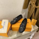 Louis Vuitton Gloria Flat Loafer Black For Women