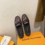 Louis Vuitton Gloria Flat Loafer Brown For Women