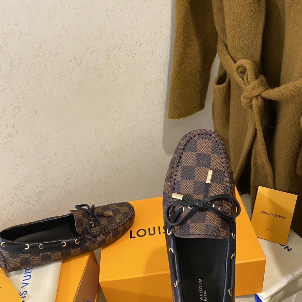 Louis Vuitton Gloria Flat Loafer Brown For Women