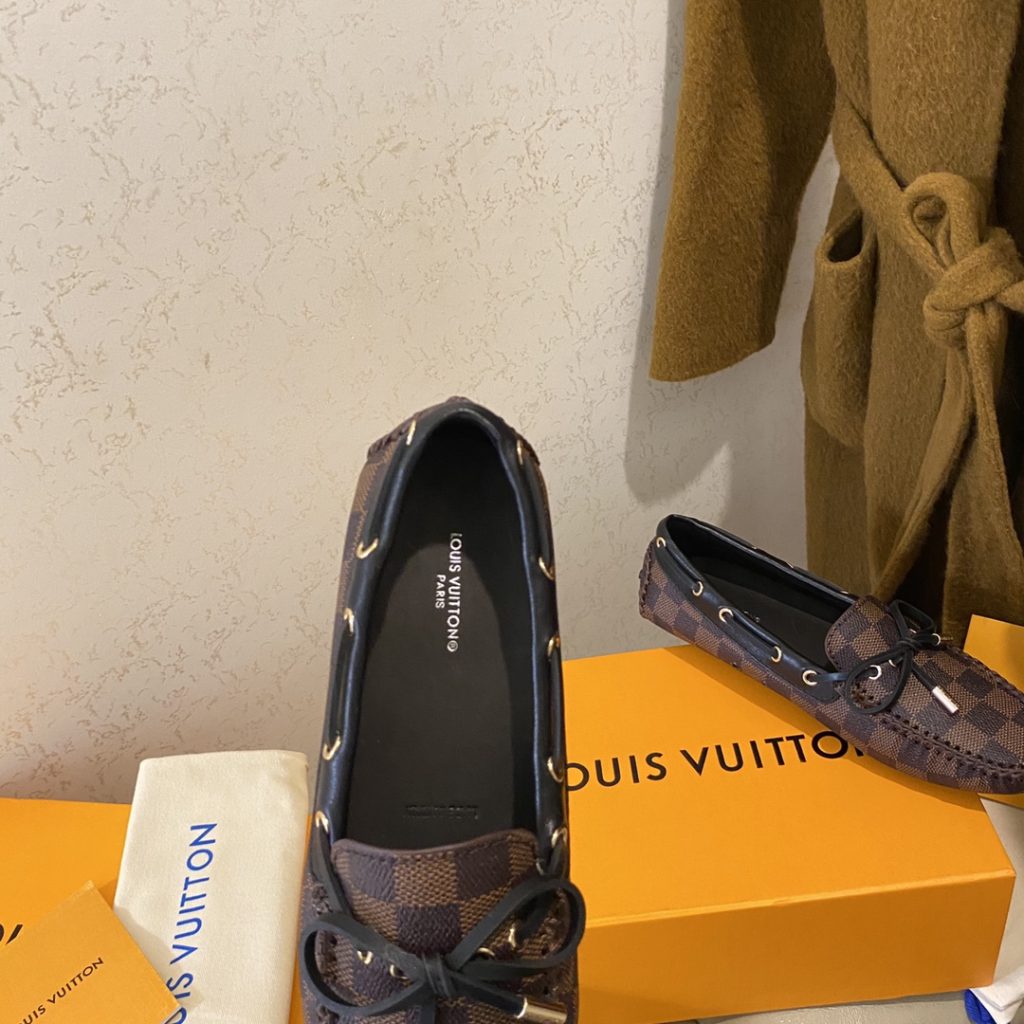 Louis Vuitton Gloria Flat Loafer Brown For Women