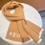 Louis Vuitton Vintage Scarf Lv Orange For Women