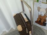 Travel Set Louis Vuitton: Horizon 55 Brown + Side Trunk PM Bag Brown