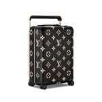 Travel Set: Louis Vuitton Horizon 55 Suitcase + Louis Vuitton Cosmetic PM Pouch Bag + Chanel Square Sunglasses + Dior Diorclub V1U Hat