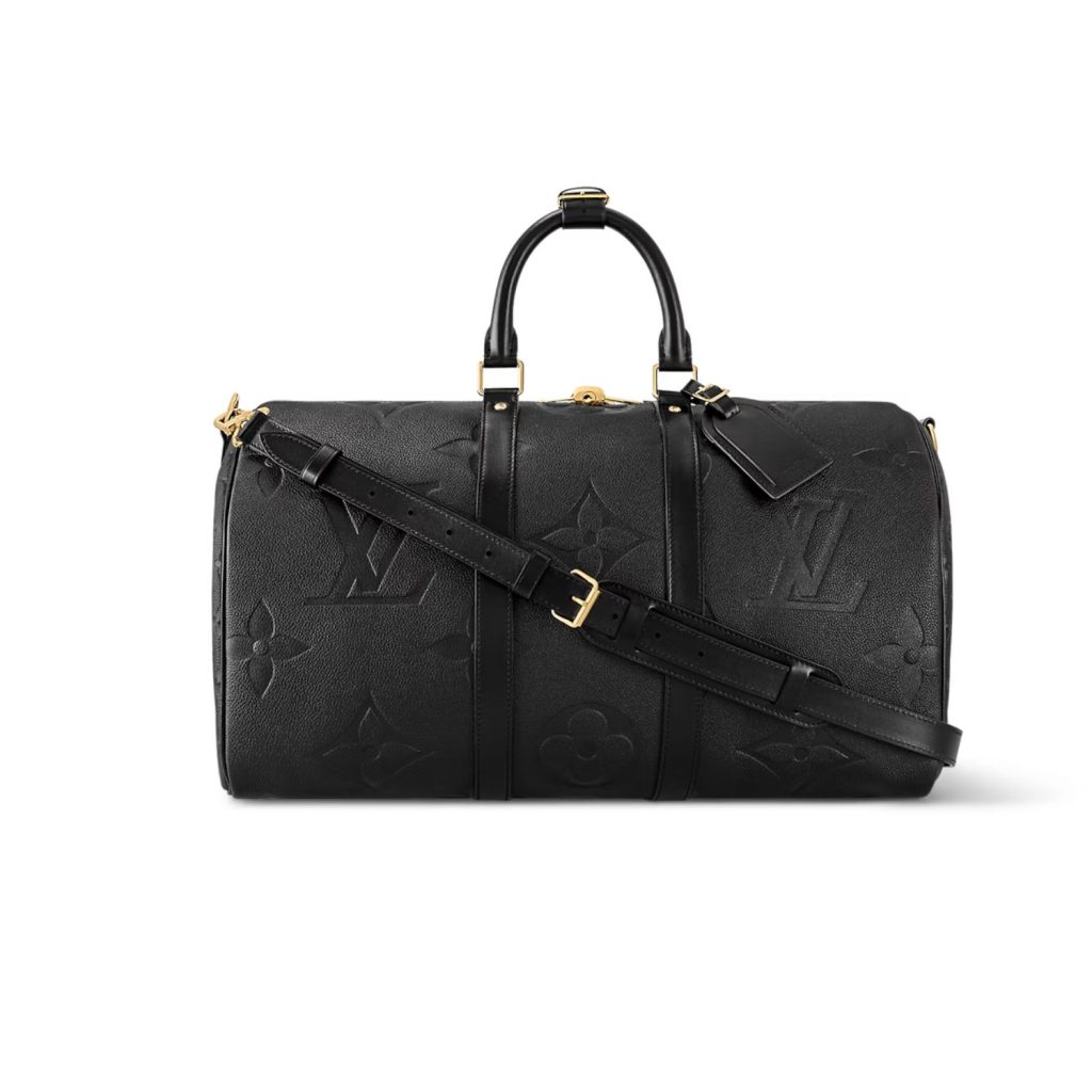 Louis Vuitton Keepall Bandoulière 45 Bag Black For Men 17,7in/45cm M45532