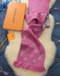 Louis Vuitton LOGOMANIA Scarf Pink For Women