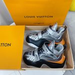 Louis Vuitton LV Archlight 2.0 Platform Sneaker Silver For Women 1AB13N