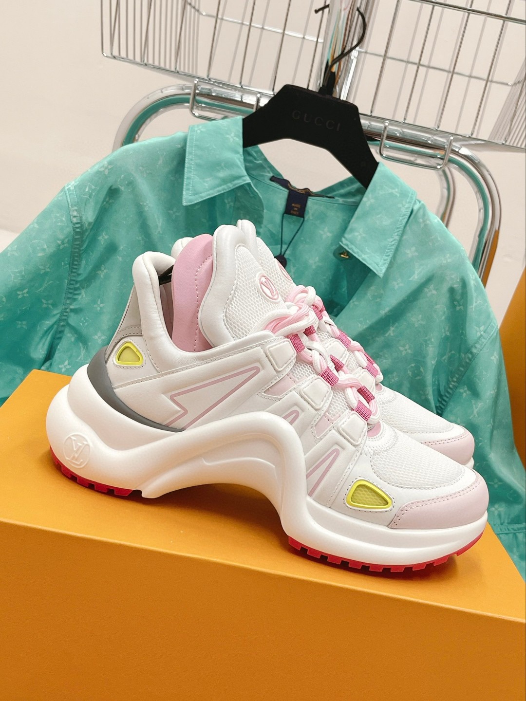 Louis Vuitton LV Archlight Sneaker Light Pink For Women