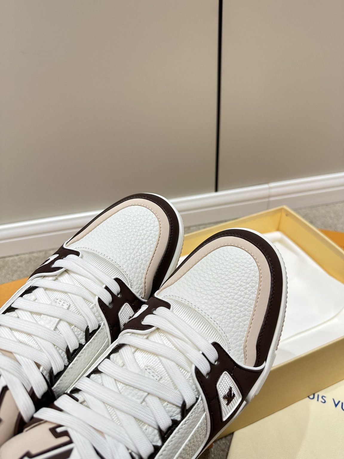 Louis Vuitton LV Trainer Sneaker Dark Brown For Women