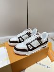 Louis Vuitton LV Trainer Sneaker Dark Brown For Women