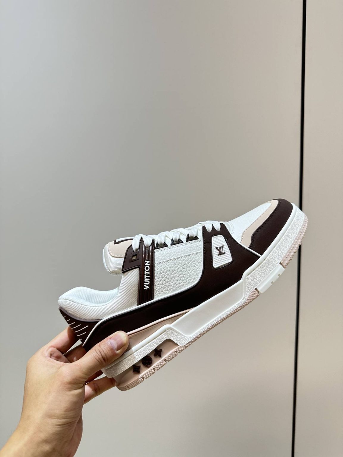 Louis Vuitton LV Trainer Sneaker Dark Brown For Women