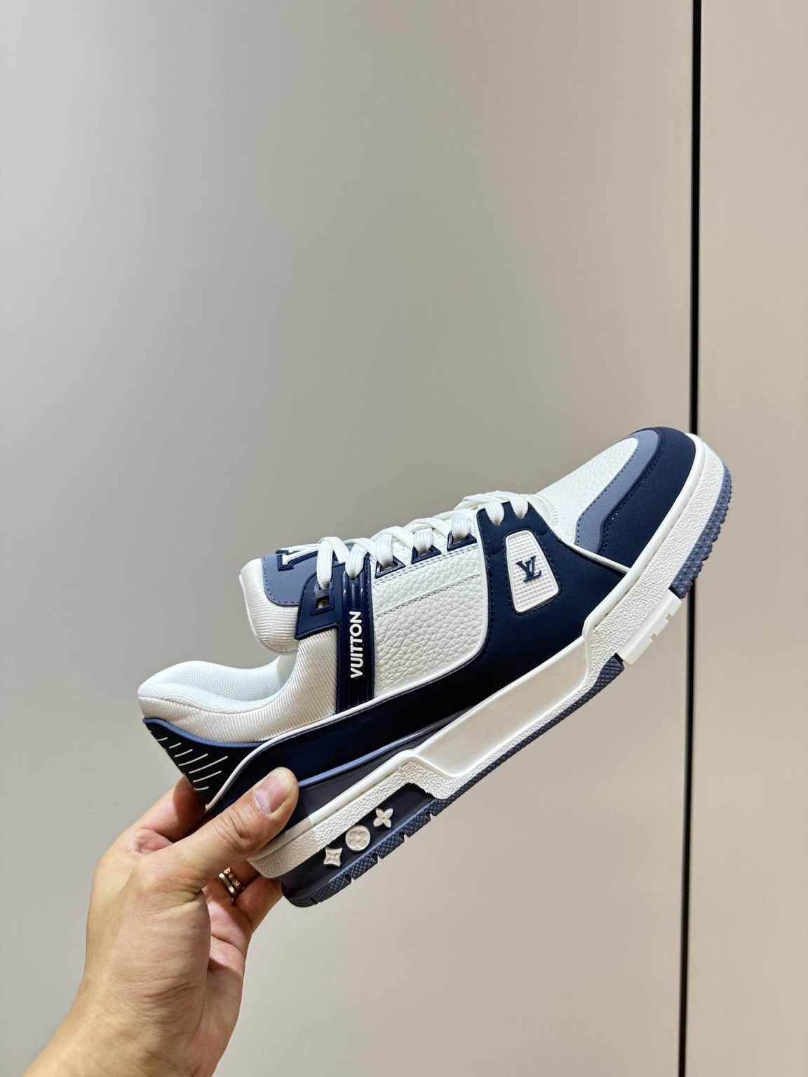 Louis Vuitton LV Trainer Sneaker Blue For Women