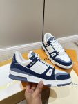 Louis Vuitton LV Trainer Sneaker Blue For Women