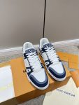 Louis Vuitton LV Trainer Sneaker Blue For Women