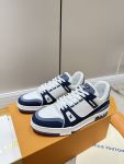 Louis Vuitton LV Trainer Sneaker Blue For Women