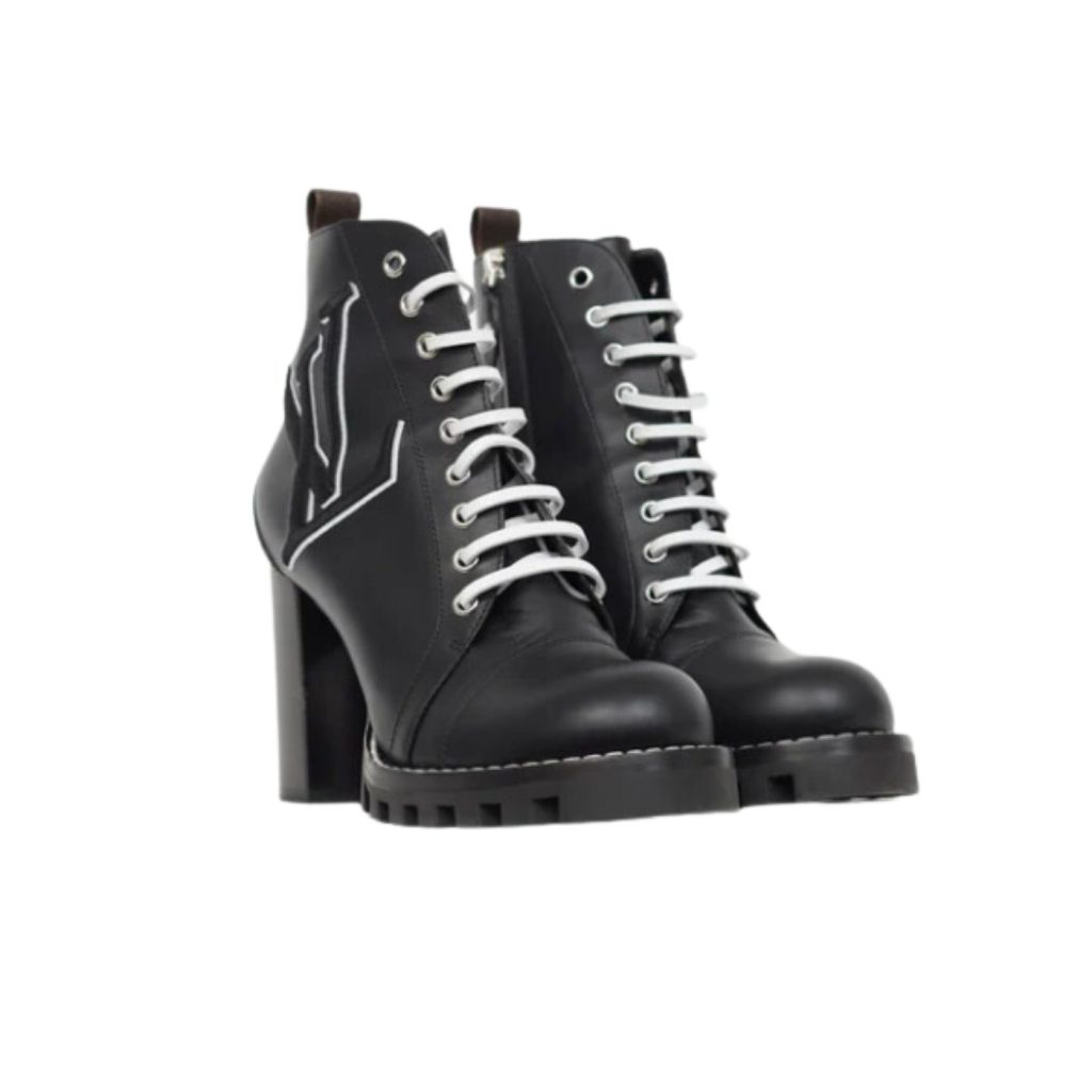 Louis Vuitton Logo Star Trail Boot Black For Women