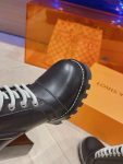 Louis Vuitton Logo Star Trail Boot Black For Women