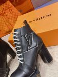 Louis Vuitton Logo Star Trail Boot Black For Women