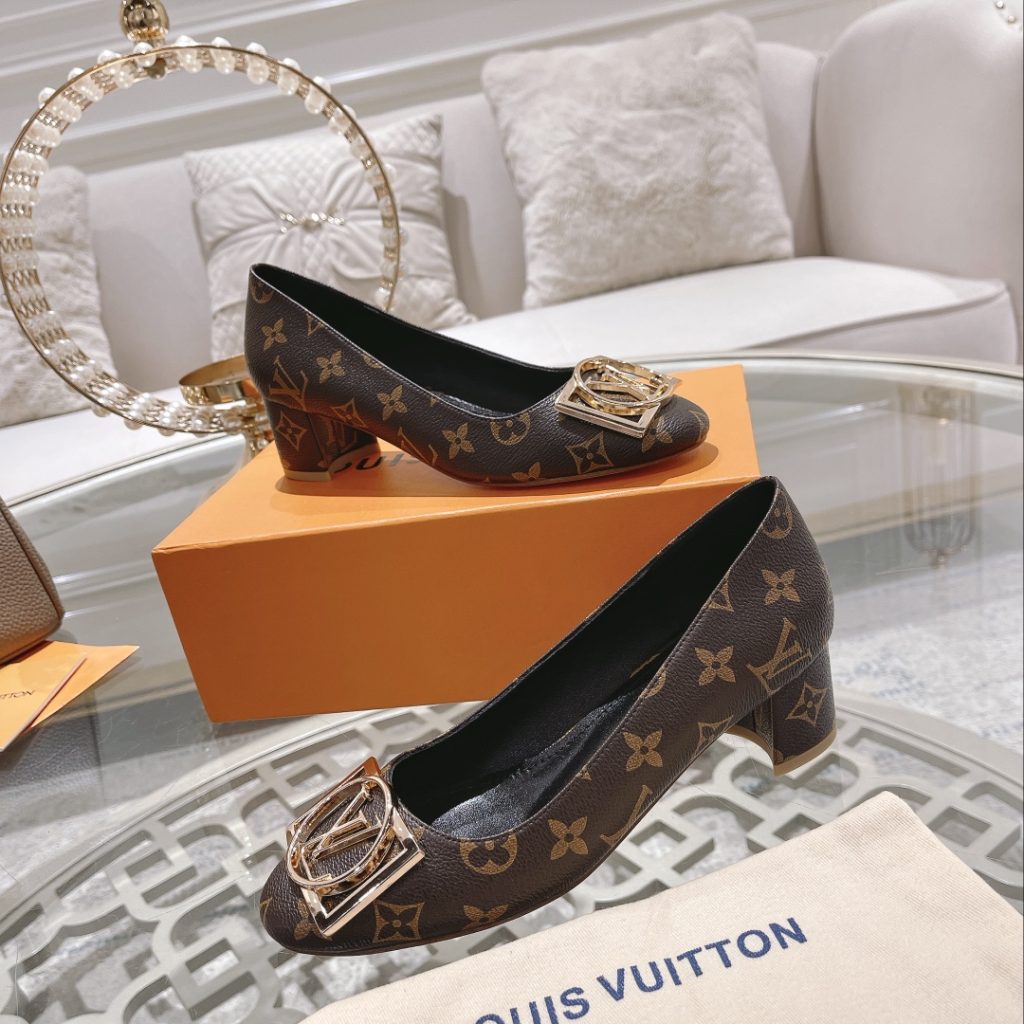 Louis Vuitton Madeleine Pump Brown For Women 4.5cm/1.8in 1A8ND0