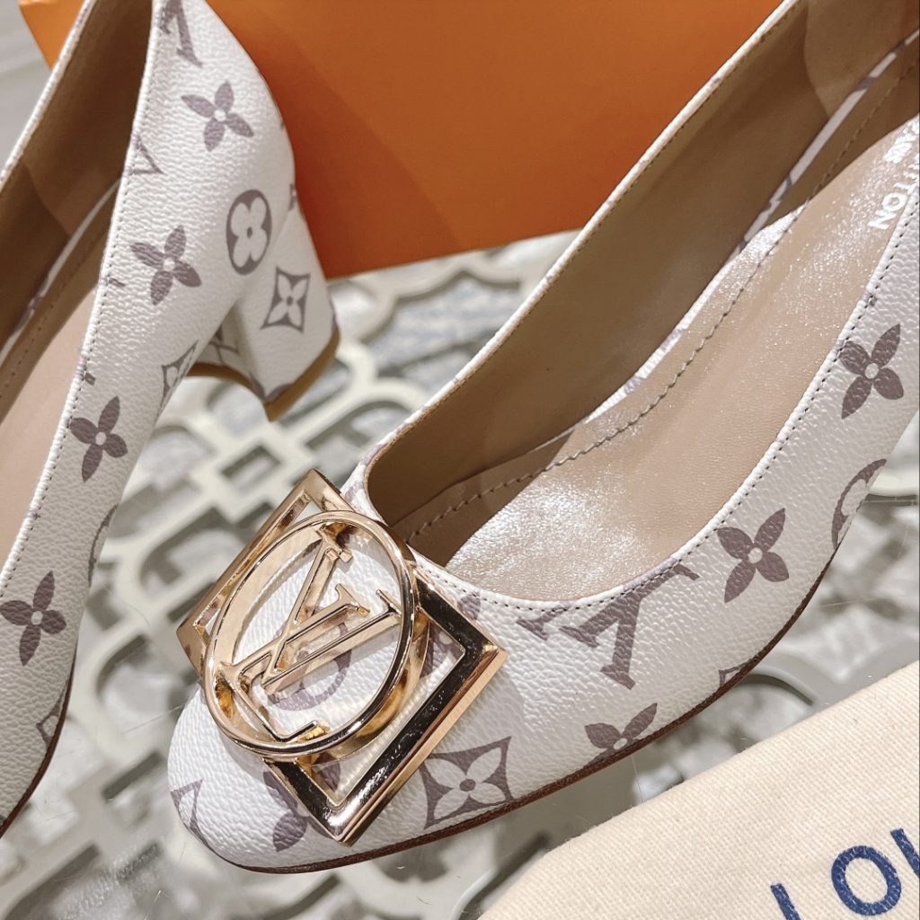 Louis Vuitton Madeleine Pump White For Women 4.5cm/1.8in