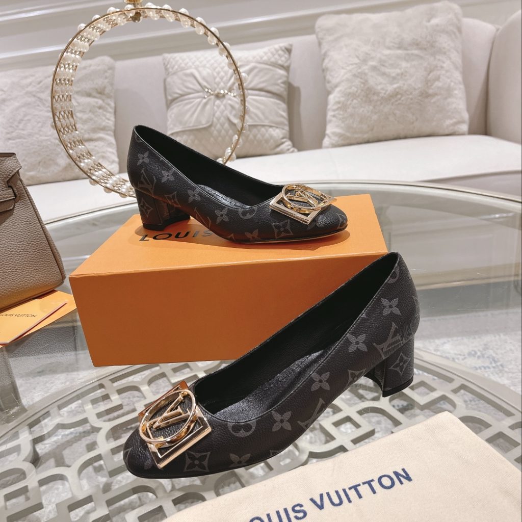 Louis Vuitton Madeleine Pump Black For Women 4.5cm/1.8in