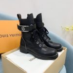 Louis Vuitton Metropolis Flat Ranger Black For Women