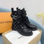 Louis Vuitton Metropolis Flat Ranger Black For Women