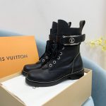 Louis Vuitton Metropolis Flat Ranger Black For Women