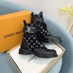 Louis Vuitton Metropolis Flat Ranger Black For Women