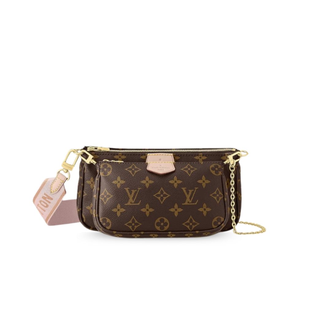 Louis Vuitton Multi Pochette Accessoires Monogram Canvas Brown For Women 9.4in/24cm LV M44840