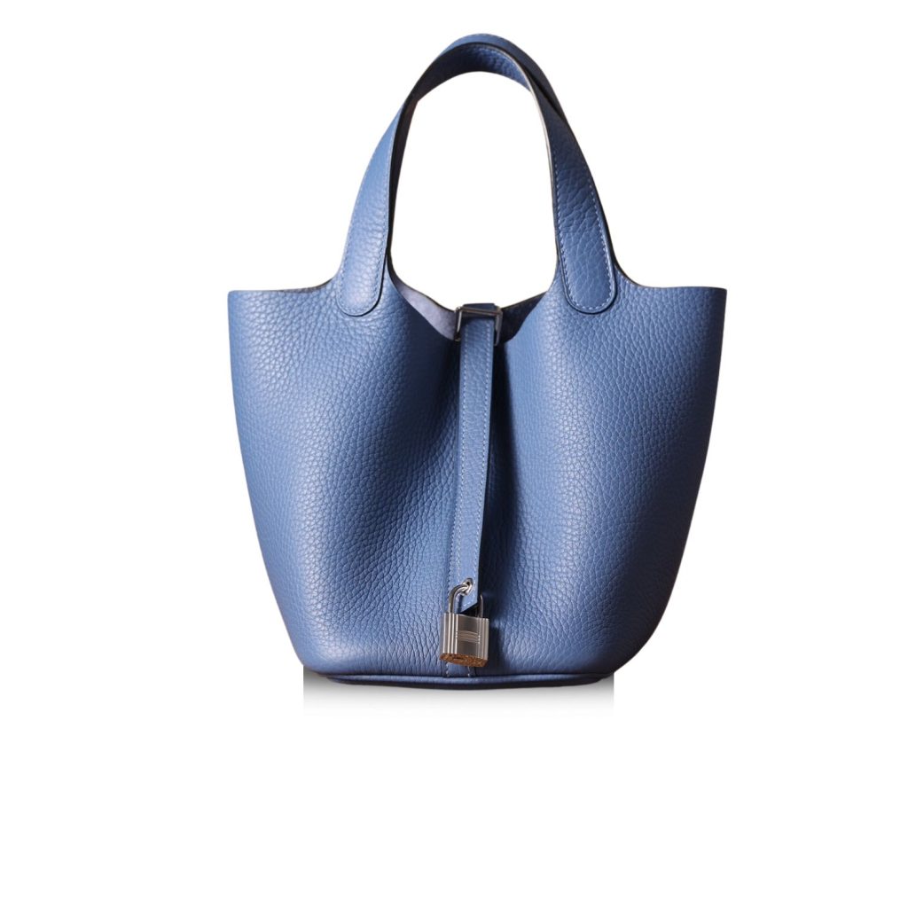 Hermes Picotin Lock 18 Blue Bag For Women, Women’s Handbags 7.1in/18cm