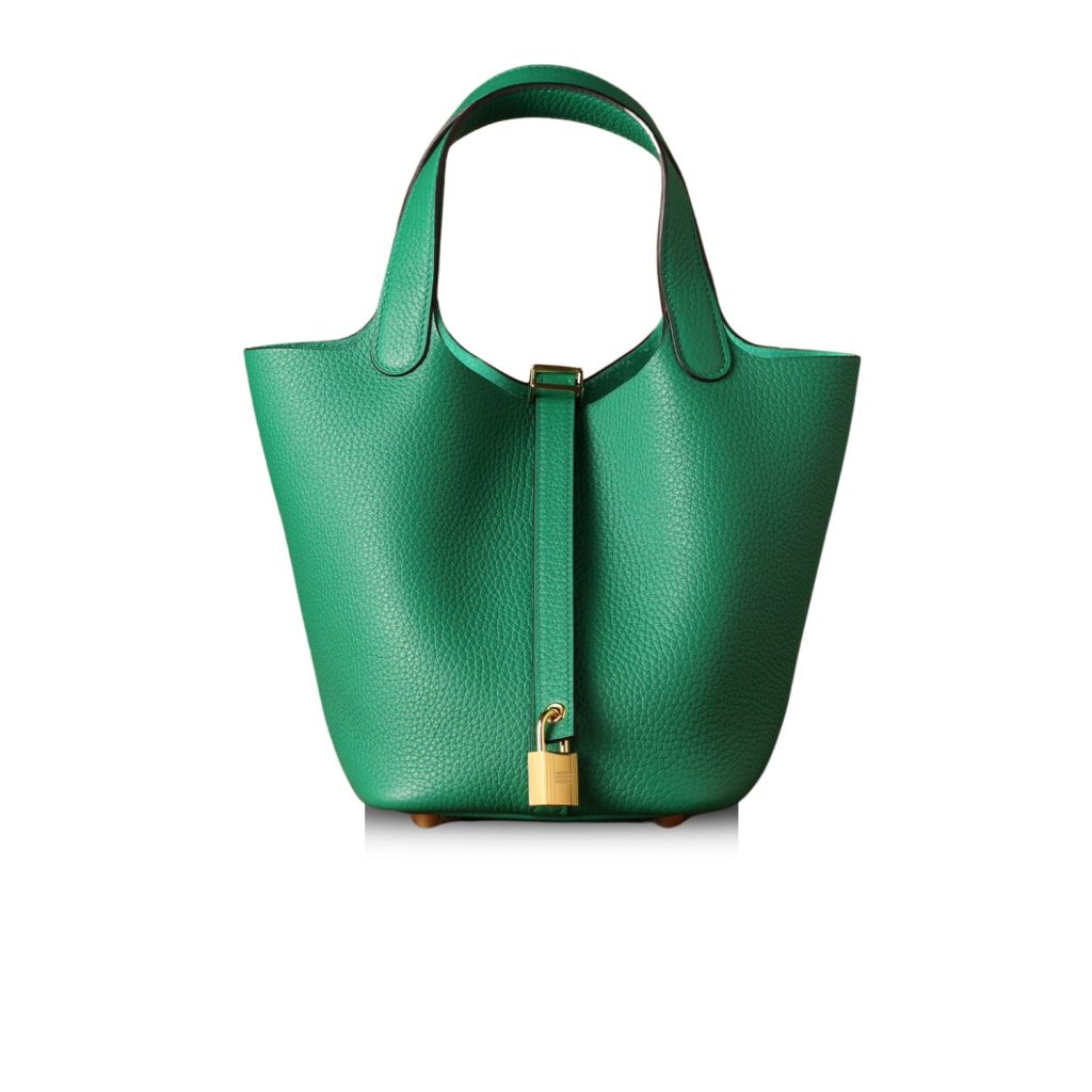 Hermes Picotin Lock 18 Green Bag For Women, Women’s Handbags 7.1in/18cm