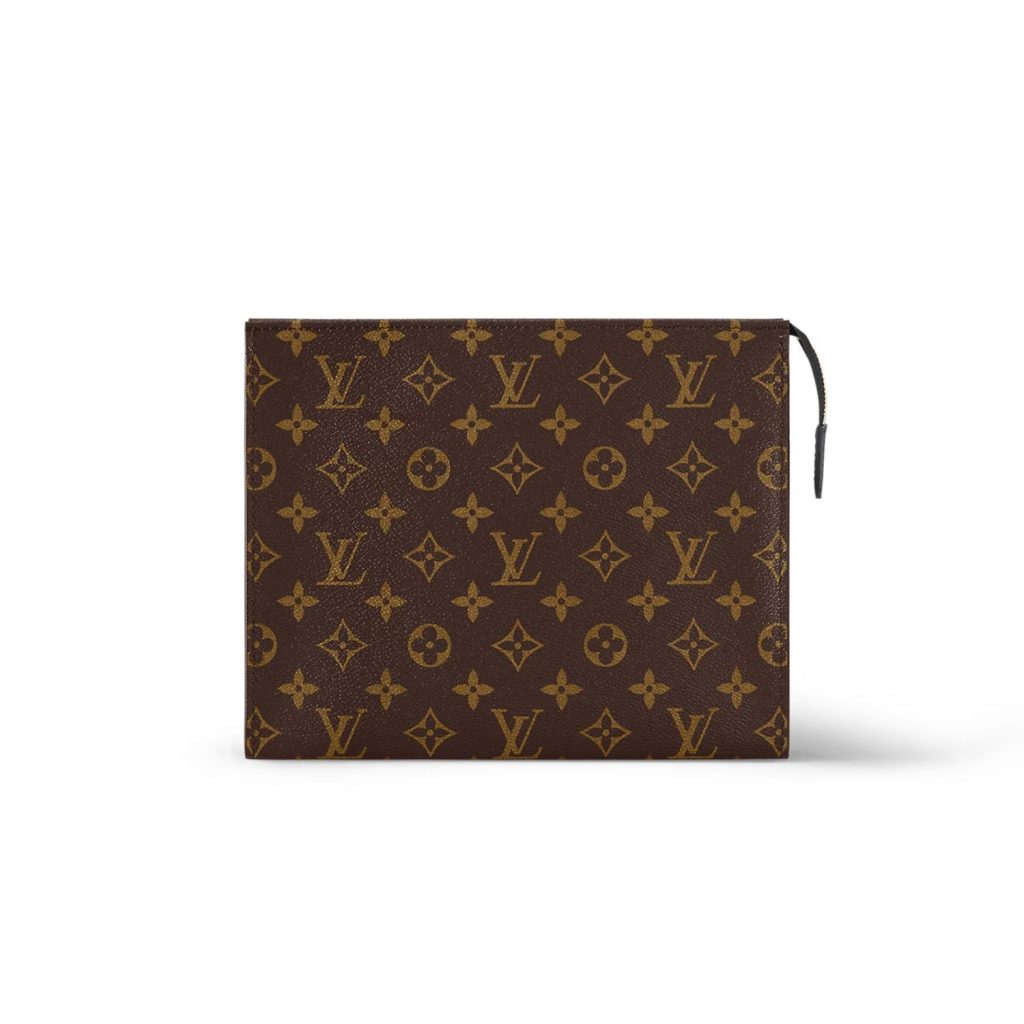 Louis Vuitton Poche Toilette NM Toiletry Bag Brown For Women 9,8in/25cm M46037