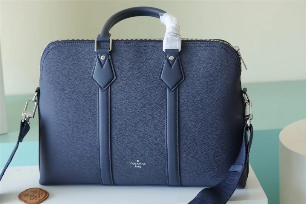 Takeoff Briefcase Aerogram Navy Blue For Men 15.4in/39cm M21440