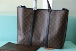 Week End Tote Monogram Macassar Brown For Men 14.6in/37cm M45734