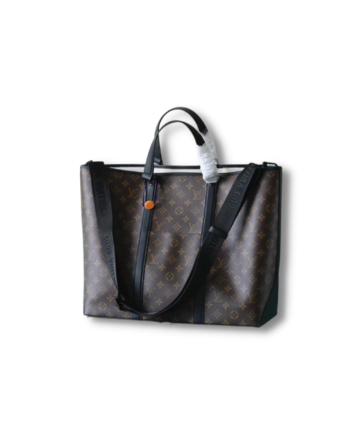 Week End Tote Monogram Macassar Brown For Men 14.6in/37cm M45734