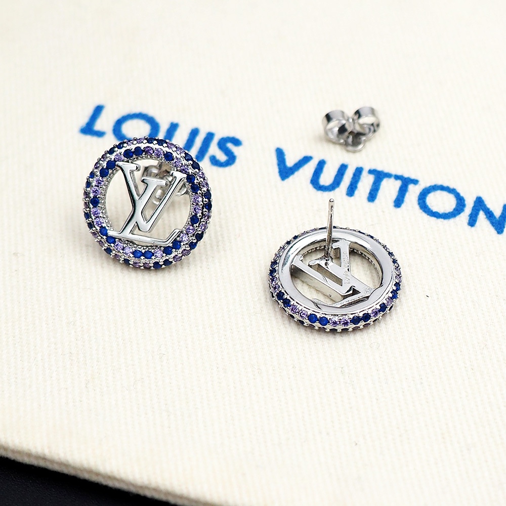 Louis Vuitton Louise Tresor Earrings Gold For Women