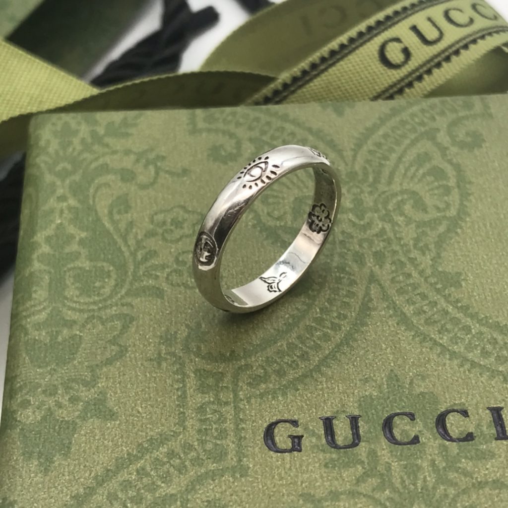 Gucci Natural Love Ring Silver For Women