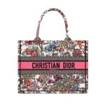 Christian Dior Medium Dior Book Tote White Multicolor Bag For Women M1296ZEBJ_M20E- 14 Inches / 36 Cm