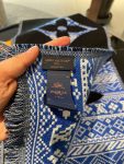 Louis Vuitton MNG Two-Sided Scarf Blue For Women