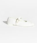 Chanel Mary Janes White For Women G45503 B16406 NX269