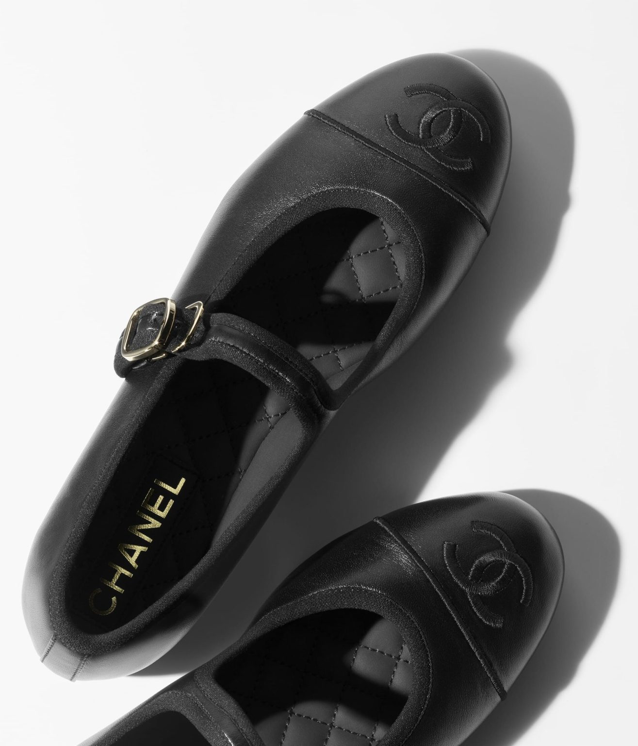 Chanel Mary Janes Black For Women G45503 X01000 94305