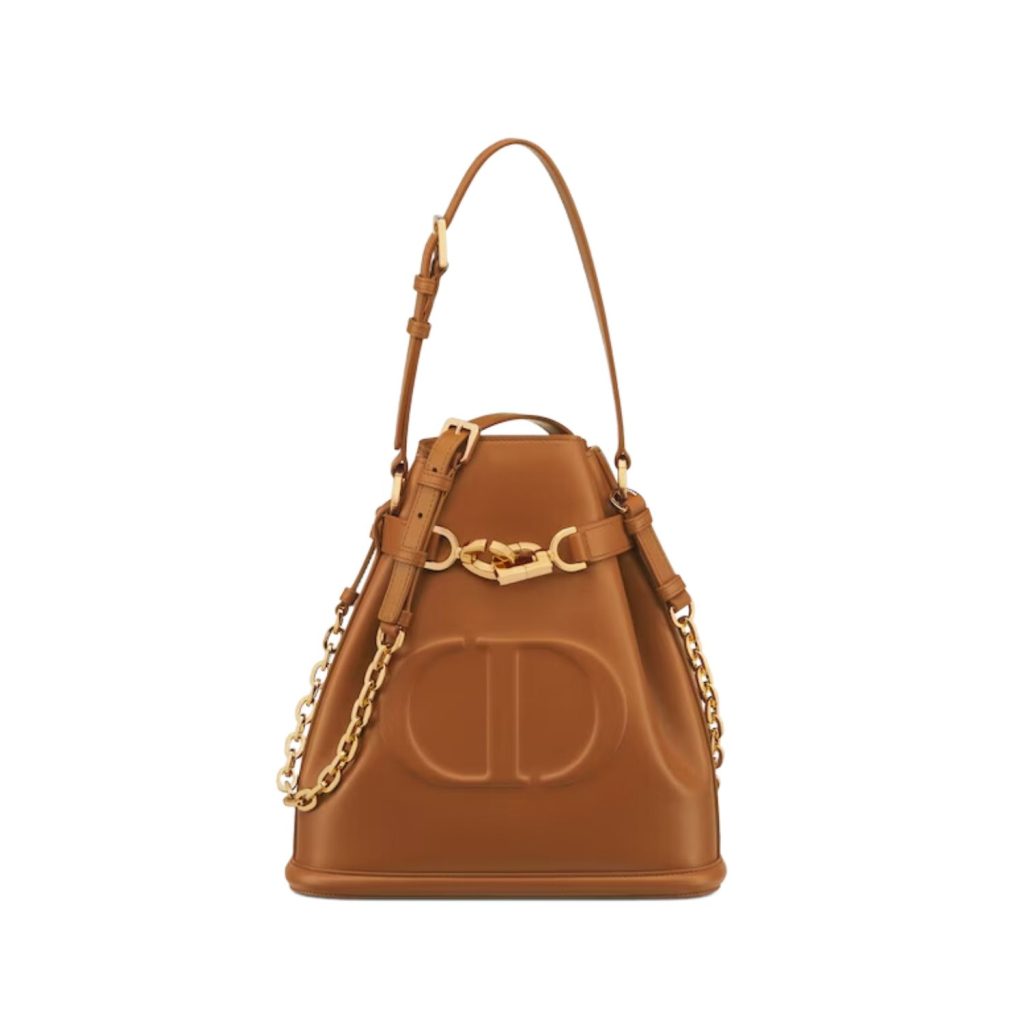 Christian Dior Medium C’Est Dior Bag Golden For Women M2271UBHA_M44M- 10 Inches/ 25.5 Cm