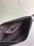 Bottega Veneta Medium Intrecciato Zipped Pouch Black For Men 33cm / 13in 651852V0E518803